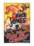 Ride 'Em Cowboy, Buck Jones, 1936 ジクレープリント