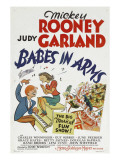 Babes in Arms, Mickey Rooney, Judy Garland, 1939 Prints