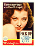 Pick-Up, Sylvia Sidney on Midget Window Card, 1933 Prints