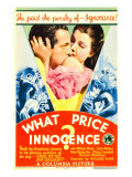 What Price Innocence (Aka Shall the Children Pay), Midget Window Card, 1933 Photo