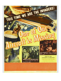 One of Our Aircraft Is Missing, Window Card, 1942 Print