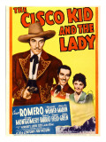 The Cisco Kid and the Lady, Cesar Romero, Marjorie Weaver on Midget Window Card, 1939 Prints