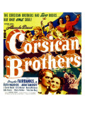 The Corsican Brothers, Akim Tamiroff, Douglas Fairbanks Jr., 1941 Posters