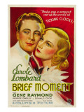 Brief Moment, Gene Raymond, Carole Lombard, 1933 Print