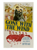 Gone with the Wind, Clark Gable, Vivien Leigh, 1939 Posters