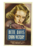 Dark Victory, Bette Davis on Midget Window Card, 1939 Affiches