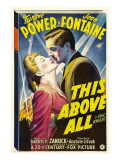 This Above All, Joan Fontaine, Tyrone Power, 1942 Prints