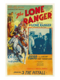 The Lone Ranger, Lee Powell,, Chief Thundercloud, in 'Episode 3: the Pitfall', 1938, Serial Poster