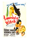 I Married a Witch, Fredric March, Veronica Lake, Robert Benchley, 1942 Poster I Married a Witch, Fredric March, Veronica Lake, Robert Benchley, 1942 Poster