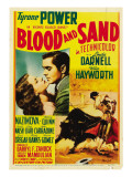 Blood and Sand, Linda Darnell, Tyrone Power on Midget Window Card, 1941 Gicléedruk Blood and Sand, Linda Darnell, Tyrone Power on Midget Window Card, 1941 Gicléedruk