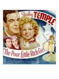 Poor Little Rich Girl, Michael Whalen, Shirley Temple, Jack Haley, Alice Faye, 1936 Poster