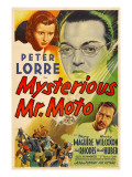 Mysterious Mr. Moto, Mary Maguire, Peter Lorre, Leon Ames, 1938 Posters