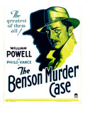 Benson Murder Case, William Powell on Window Card, 1930 Láminas Benson Murder Case, William Powell on Window Card, 1930 Láminas