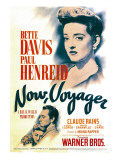 Now, Voyager, Bette Davis, Bette Davis, Paul Henreid on Midget Window Card, 1942 Posters