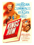 King's Row, Ann Sheridan, Robert Cummings, Betty Field, Ronald Reagan on Midget Window Card, 1942 Láminas