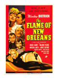 The Flame of New Orleans, Marlene Dietrich, Bruce Cabot, Roland Young, 1941 Poster