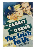 The Irish in Us, Pat O'Brien, Olivia De Havilland, James Cagney on Window Card, 1935 Fotografía The Irish in Us, Pat O'Brien, Olivia De Havilland, James Cagney on Window Card, 1935 Fotografía
