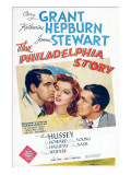 The Philadelphia Story, Cary Grant, Katharine Hepburn, James Stewart, 1940 Print