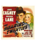 Roaring Twenties, James Cagney, Priscilla Lane, Raoul Walsh on Window Card, 1939 Affiches