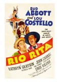 Rio Rita, Kathryn Grayson, John Carroll, Lou Costello, Bud Abbott, 1942 ジクレープリント