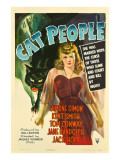 Cat People, Simone Simon, 1942 Plakater
