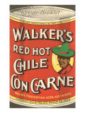 Can of Walker's Chile con Carne Lámina giclée Can of Walker's Chile con Carne Lámina giclée