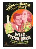 Wife, Doctor and Nurse, Virginia Bruce, Warner Baxter, Loretta Young, 1937 Prints