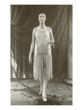 Twenties Mannequin in Flapper Dress Lámina