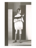Child Twenties Mannequin with Book Lámina giclée
