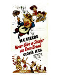 Never Give a Sucker an Even Break, Top Center: W.C. Fields, 1941 Prints