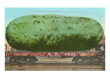 Giant Watermelon on Flatbed Lámina giclée