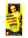 One Hundred Men and a Girl, Deanna Durbin, 1937 Posters