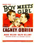 Boy Meets Girl, James Cagney, Marie Wilson, Pat O'Brien, 1938 Posters