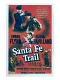Santa Fe Trail, Errol Flynn, 1940 Posters