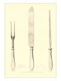 Serving Fork, Knife, Skewer Lámina giclée Serving Fork, Knife, Skewer Lámina giclée