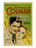 The Unholy Garden, Ronald Colman, Fay Wray, 1931 Kunstdrucke
