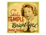 Bright Eyes, Shirley Temple on Jumbo Window Card, 1934 Poster