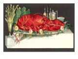 Huge Lobster on Serving Platter Lámina giclée Huge Lobster on Serving Platter Lámina giclée