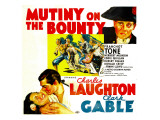 Mutiny on the Bounty, Charles Laughton, Movita, Clark Gable, 1935 Pósters