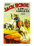 Law and Lawless, Jack Hoxie, 1932 Affiches