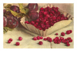 Raspberries and Plums Posters