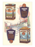 Advertisement for Monarch Cocoa and Tea Láminas