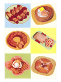 Pancakes, Waffles, Etc. Wydruk giclee