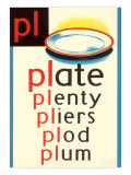 PL for Plate Posters