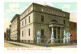 Academy of Arts and Sciences, Savannah, Georgia Poster