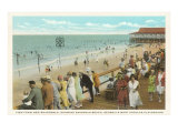 Boardwalk, Savannah Beach, Georgia Poster