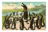 Happy Birthday, Alligator Chorus Poster
