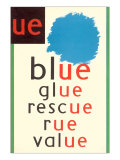 UE in Blue Digitálně vytištěná reprodukce UE in Blue Digitálně vytištěná reprodukce