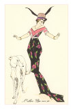 French Fashion, Borzoi Posters