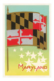 Flag of Maryland Prints